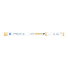 GE 20-Watt 24-in Medium Bi-pin (T12) 3000 K Warm White Fluorescent Light Bulb