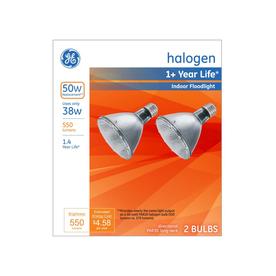 Halogen Light Bulbs At Lowes Ge Clic 50 Watt Eq Dimmable Warm White Reflector Liance Halogen Light Bulb 2