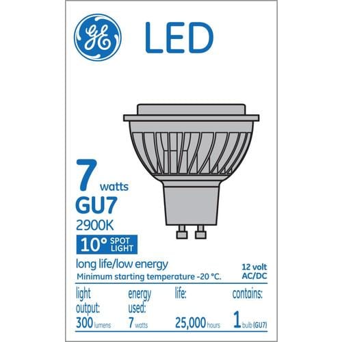 GE LED 7Watt EQ LED MR16 Soft White Dimmable Spotlight Bulb in the Spot & Flood LED Light Bulbs