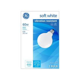 GE 60-Watt Dimmable G30 Light Fixture Incandescent Light Bulb