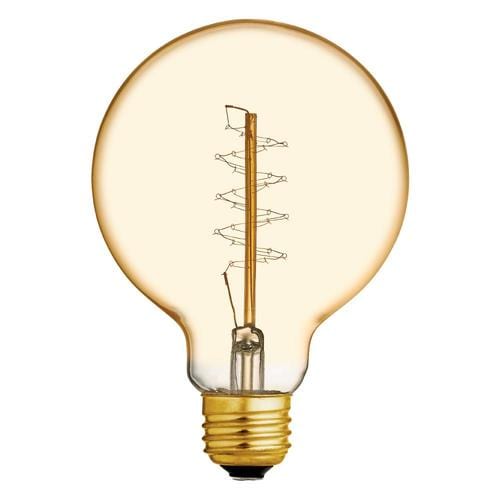 GE 60-Watt Dimmable G30 Vintage Light Fixture Incandescent Light Bulb ...