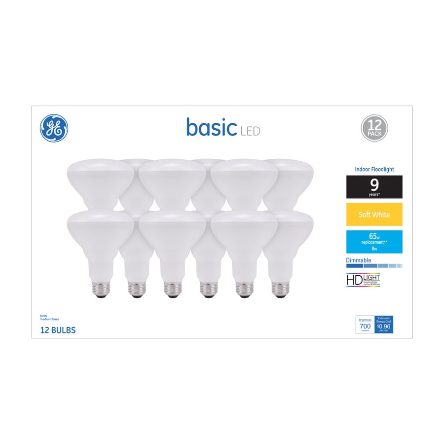 GE CA GE LED 65W R30 BSC 5.0K 6CT at Lowes.com