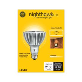 Outdoor Spot Flood Led Light Bulbs At Lowes Ge Nighthawk 150 Watt Eq Led Reflector Warm White Dimmable Light Bulb