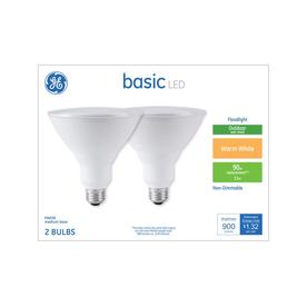 For Indoor Or Enclosed Outdoor Use Only General Purpose Led Light Ge Basic 90 Watt Eq Par38 Warm White Led Light Bulb 2 Pack
