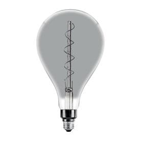 GE Large Vintage Style Spiral Filament 25-Watt Replacement Smoke Finish PS52 Pear-Shaped LED