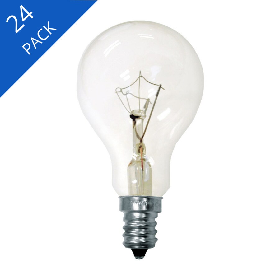 GE Classic 40Watt A15 Light Fixture Incandescent Light Bulb (24Pack