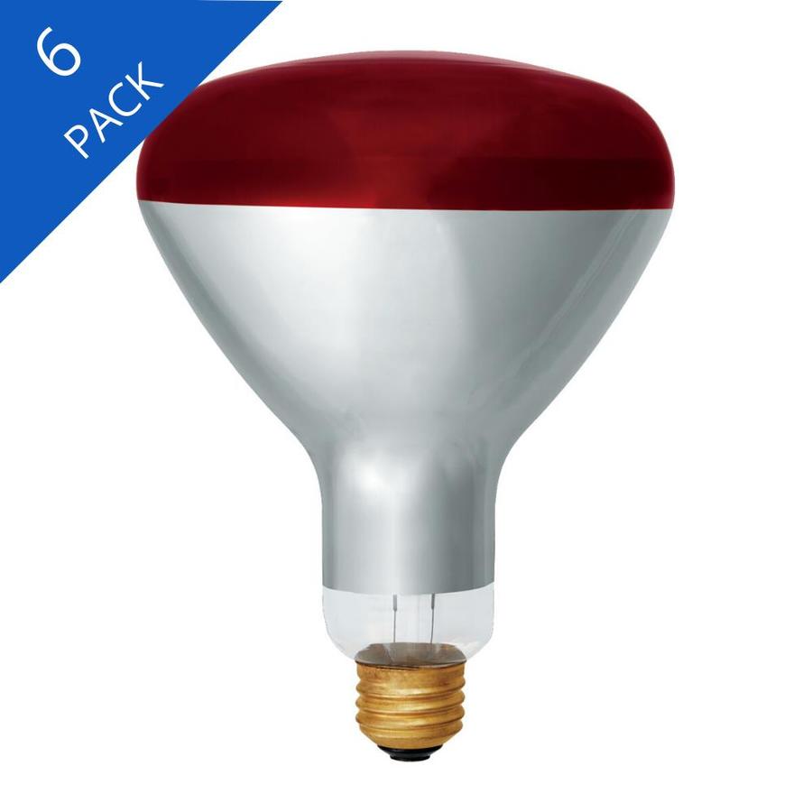 GE GE 250W INC RED HEAT LAMP 6CT- BULK in the Incandescent Light Bulbs ...