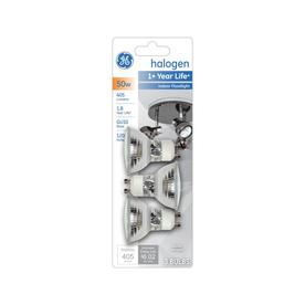 Halogen Light Bulbs At Lowes Ge 50 Watt Eq Dimmable Bright White Reflector Flood Halogen Light Bulb 3