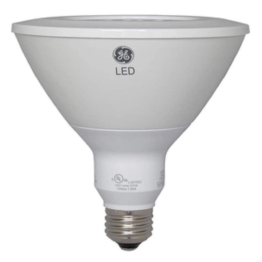 GE LED 3-Watt EQ LED Par38 Bright White Dimmable Flood Light Bulb in ...