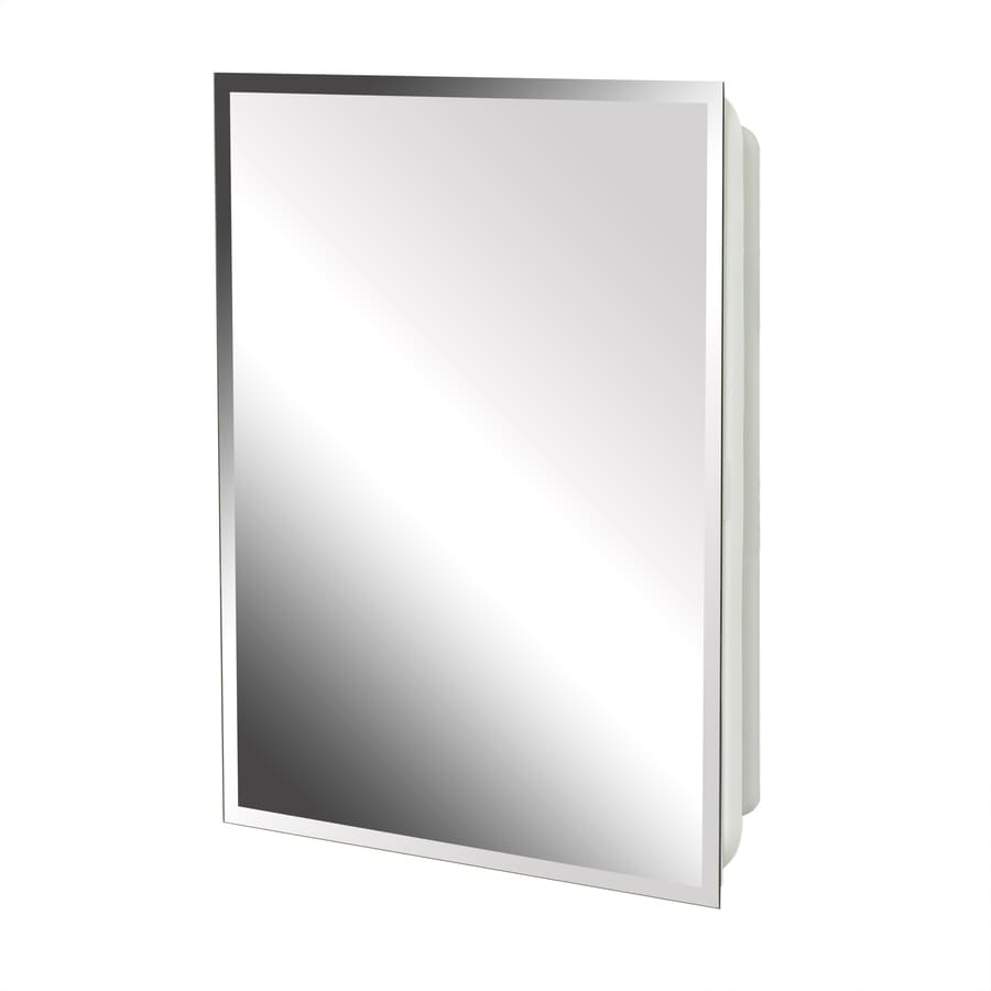 Zenith 16 In X 17 5 In Rectangle Surface Recessed Mirrored