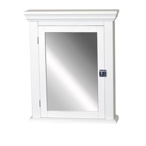 Zenna Home 22 38 In X 27 19 In Rectangle Surface Mirrored Medicine Cabinet In The Medicine Cabinets Department At Lowes Com