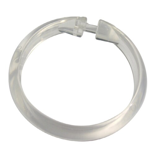 Style Selections 12Pack Clear Single Shower Rings in the Shower Rings