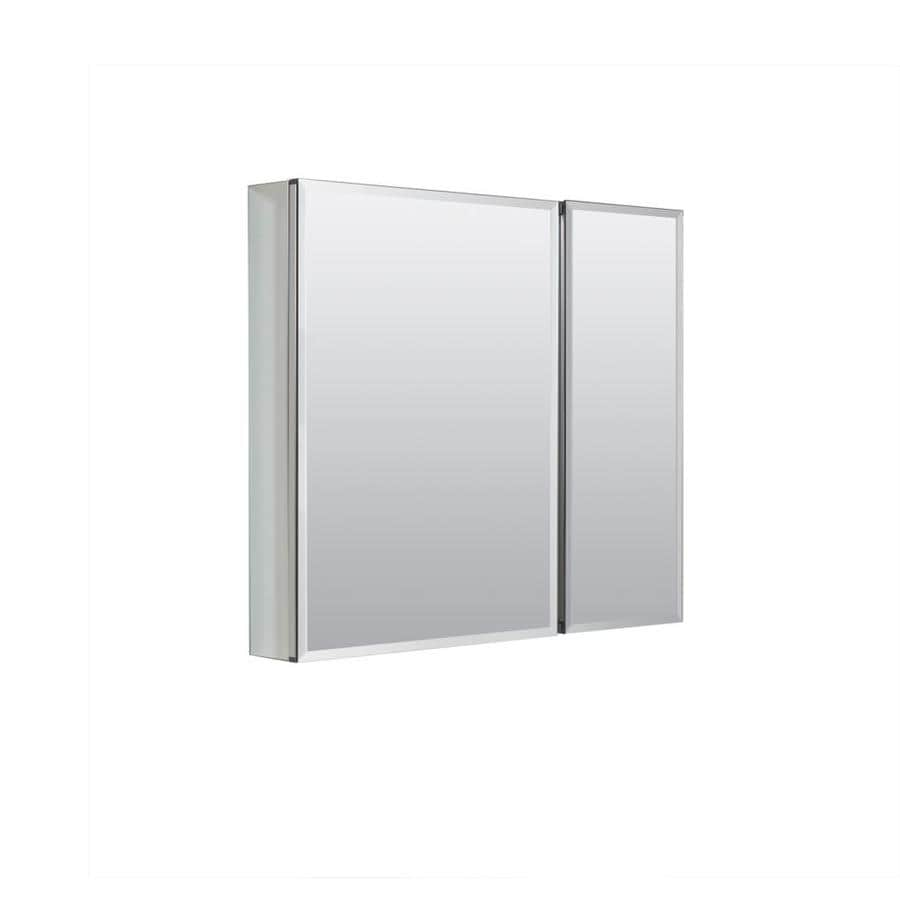 Zenith 30-in x 26-in Rectangle Surface/Recessed Mirrored ...