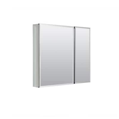 Zenith 30 In X 26 In Rectangle Surface Recessed Mirrored Medicine