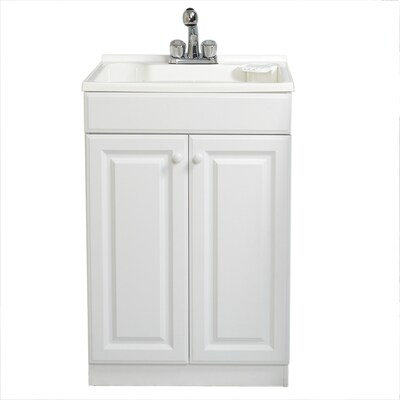 Style Selections 24 25 In X 24 5 In White Freestanding