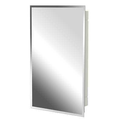 Project Source 16 In X 26 In Rectangle Surface Recessed Mirrored
