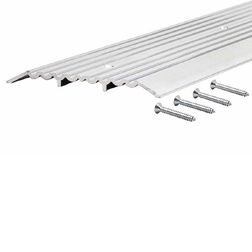 MD 36in x 6in Aluminum Door Threshold (Install with Screws) in the