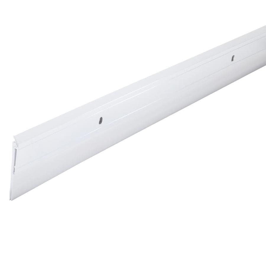 M D 3 Ft X 3 8 In White Aluminum Vinyl Door Weatherstrip At Lowes Com