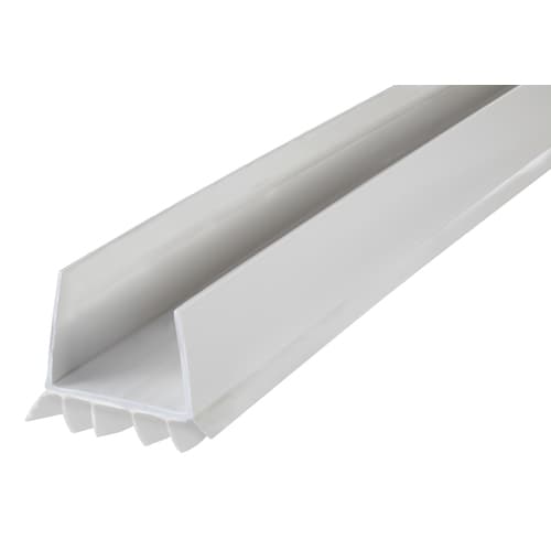 M D 3 Ft X 1 3 4 In White Cinch Slide On Bottom Door Seal Aluminum