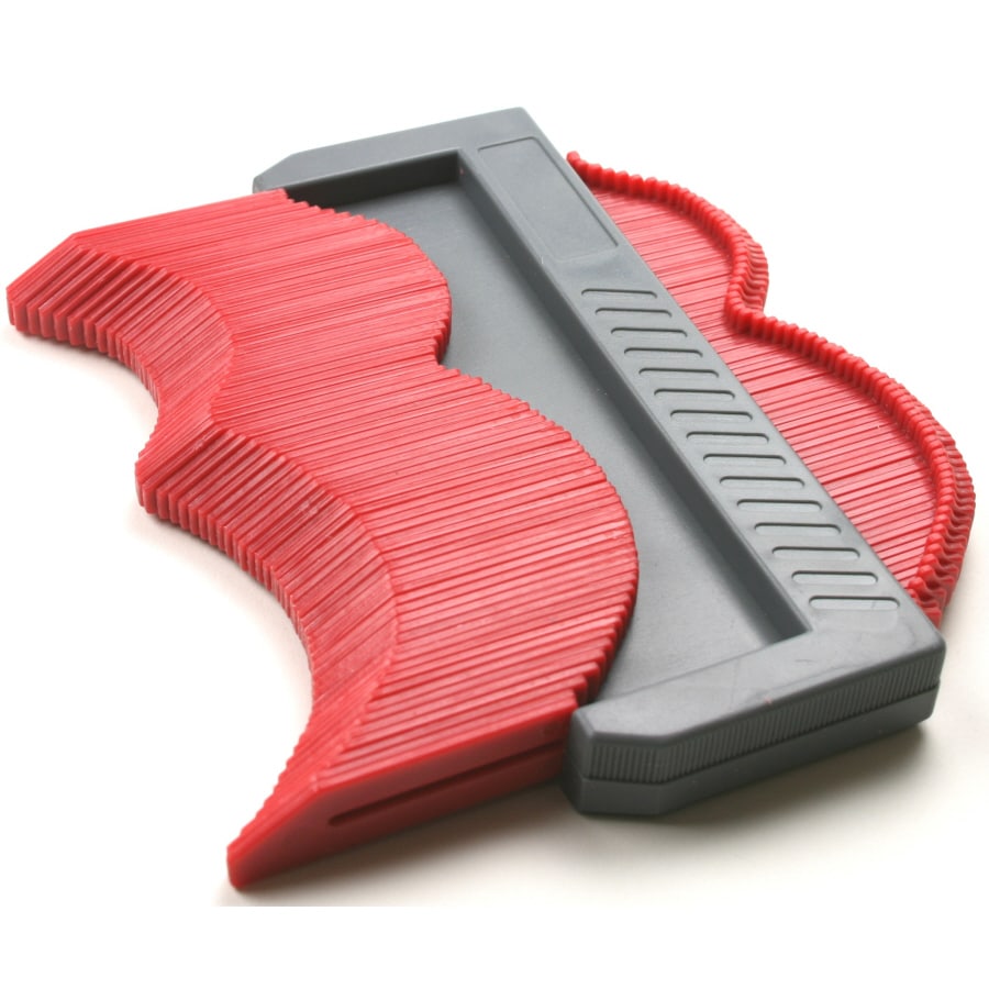 Tile Solutions 4-in Red/Grey Plastic Contour Gauge at Lowes.com