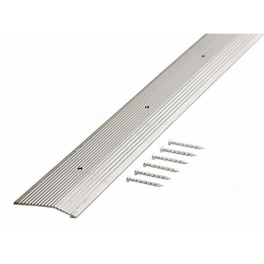 M-D 2-in x 36-in Fluted Silver Carpet Trim at Lowes.com