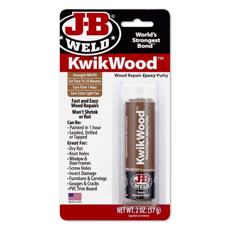 does wood putty harden