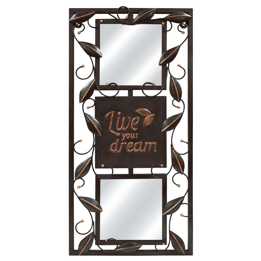 MCS Industries 49697 H Oil Rubbed Bronze Wall Mirror