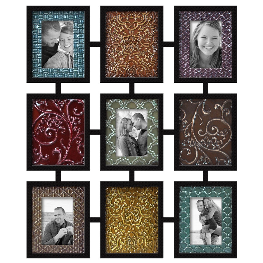 MCS Industries 49856 20.75-in W x 24.75-in H Metal Embossed Metal Art and Collage Frame Wall Art