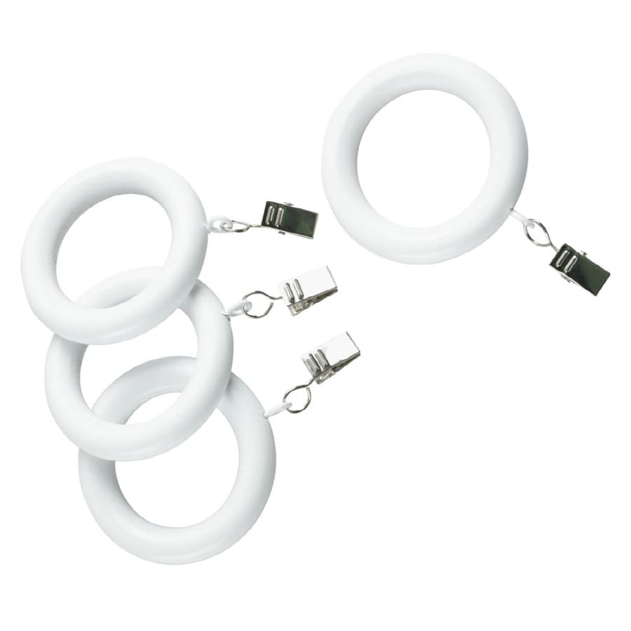 Style Selections 7Pack White Curtain Ring at