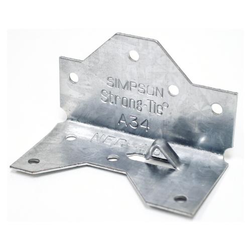 Simpson StrongTie 1.5in 18Gauge Steel Framing Angle in the Angles