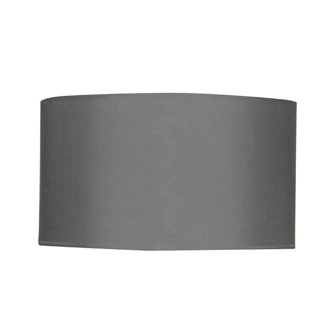 Design House Eastport 11 In H 20 In W Gray Drum Pendant Light Shade In The Light Shades Department At Lowes Com