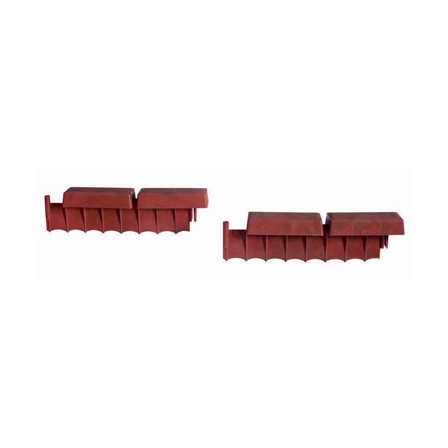 Suncast BRE10 7-Pack 1.55-ft Red/Brick Landscape Edging Sections