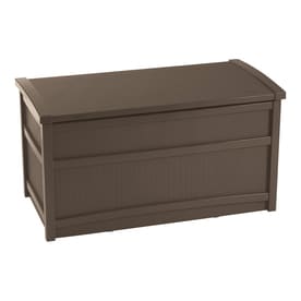 UPC 044365014746 product image for Suncast 41-in L x 21-in W 50-Gallon Java Resin Deck Box | upcitemdb.com