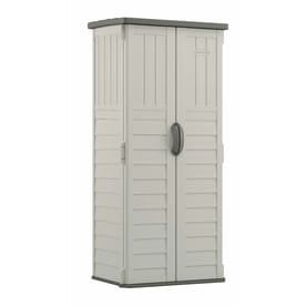 Suncast Vanilla Resin Outdoor Storage Shed (Common: 36.25-in x 25.5-in; Interior Dimensions: 27-in x 20.25-in)