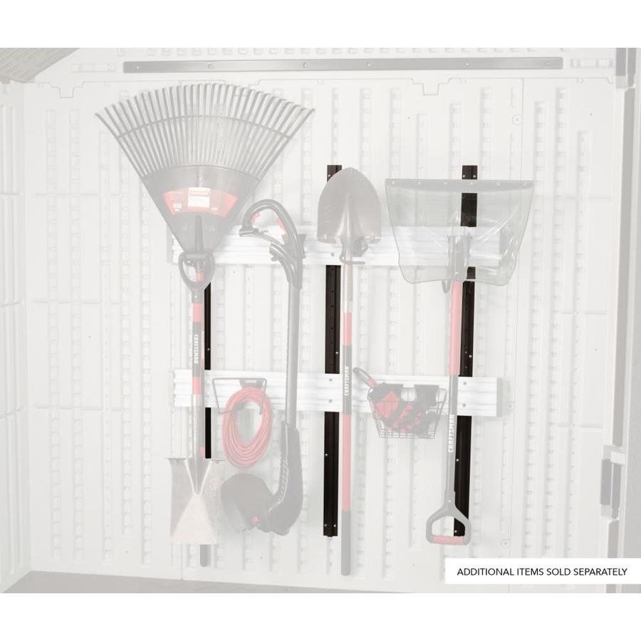 CRAFTSMAN Black Steel Storage Shed Tool Hanger Rack in the Storage Shed ...