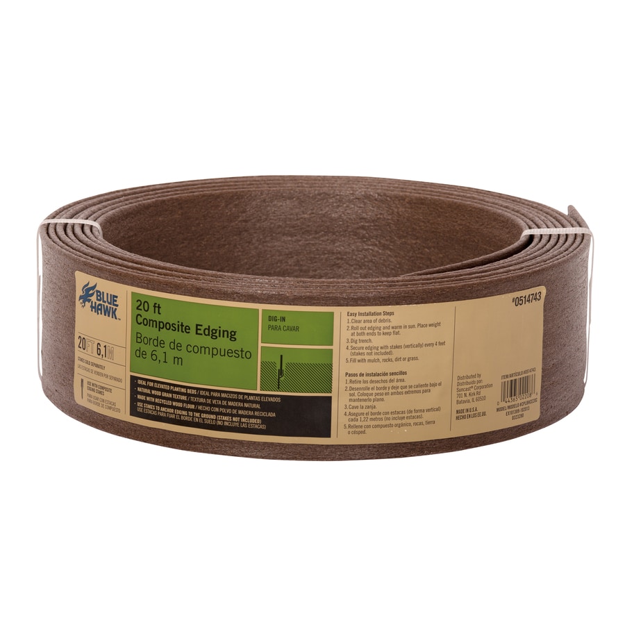 Blue Hawk 20-ft Brown Landscape Edging Roll at Lowes.com