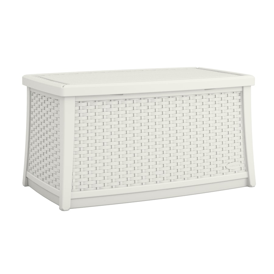 Suncast BMDB3010W Elements Rectangle Outdoor Coffee Table 20-in W x 34-in L