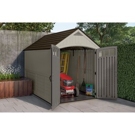 Shop Suncast Covington Gable Storage Shed (Common: 7-ft x 