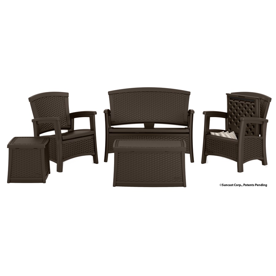 Suncast club best sale chair with storage