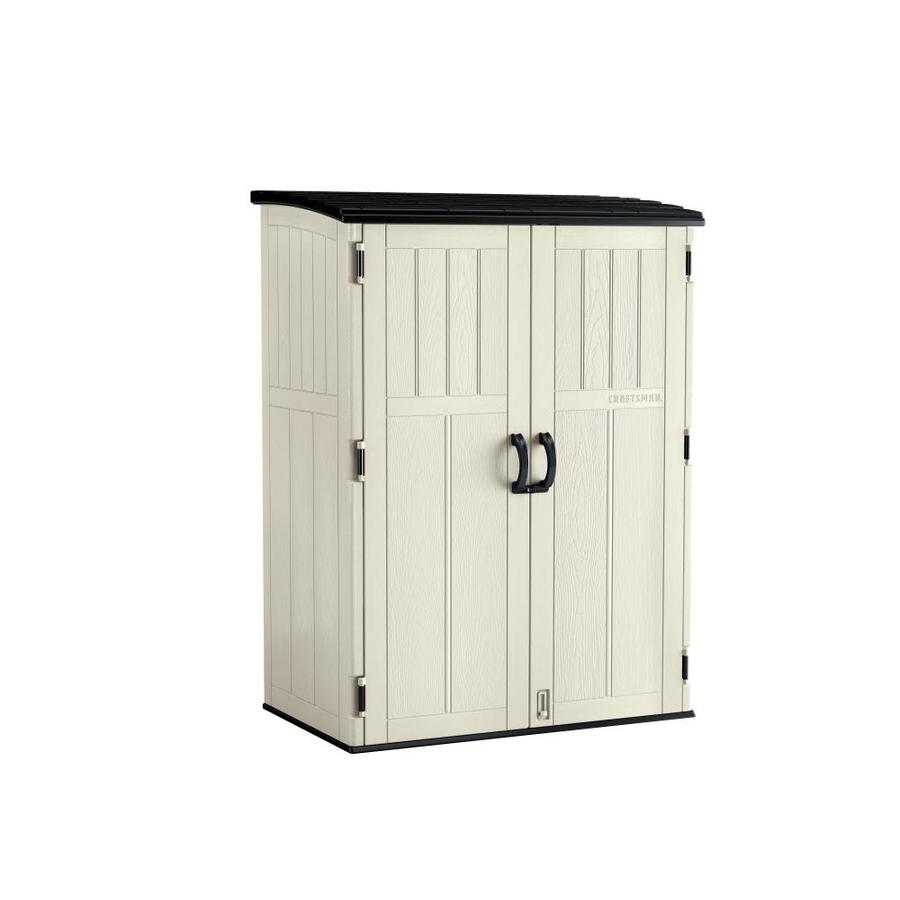 CRAFTSMAN 3-ft x 4-ft Craftsman Resin shed Storage Shed in the Vinyl ...