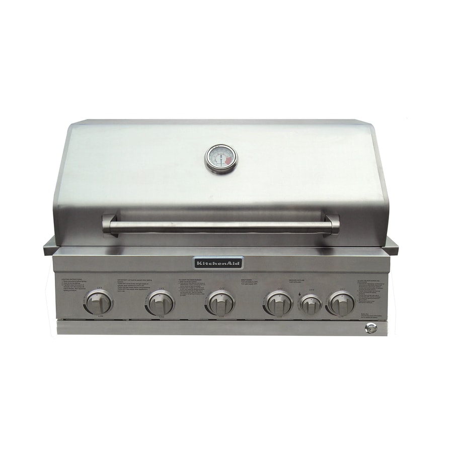 KitchenAid 740-0781 Stainless Steel 4-Burner Built-In Grill