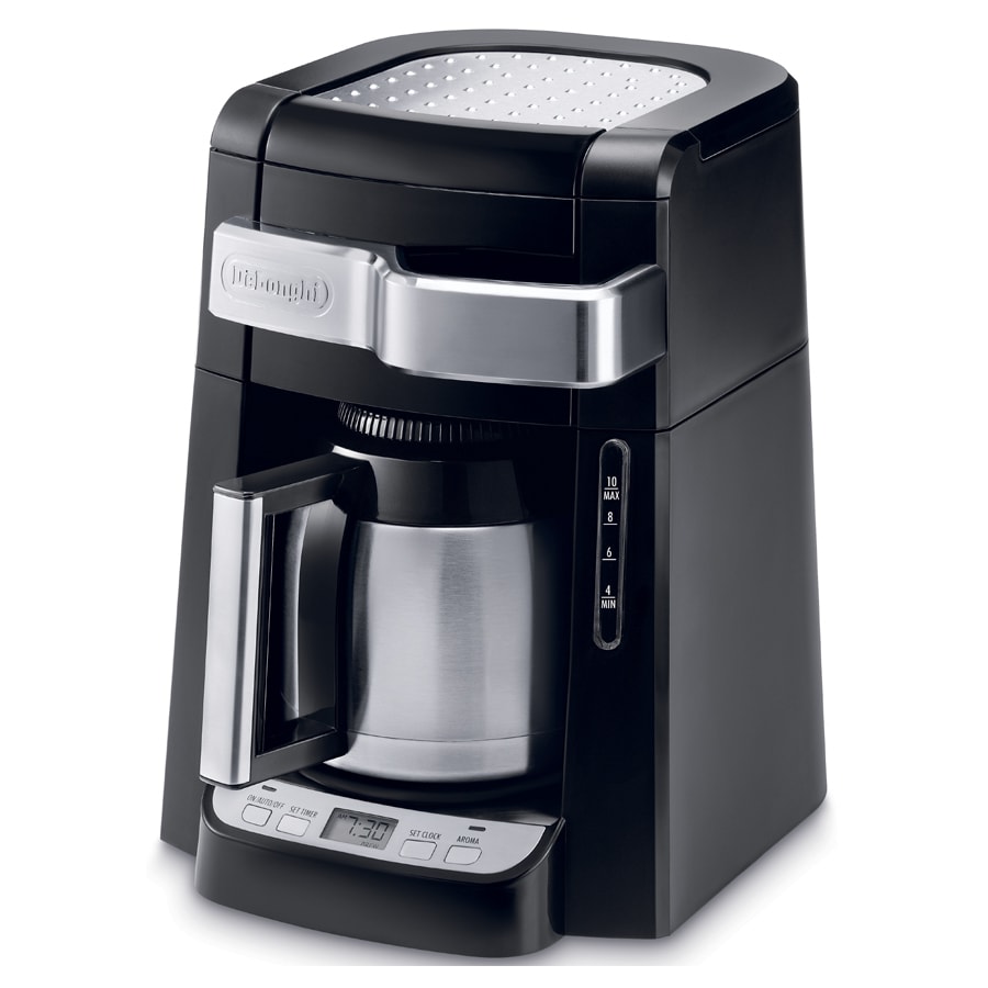 De'Longhi 10Cup Black Programmable Coffee Maker at