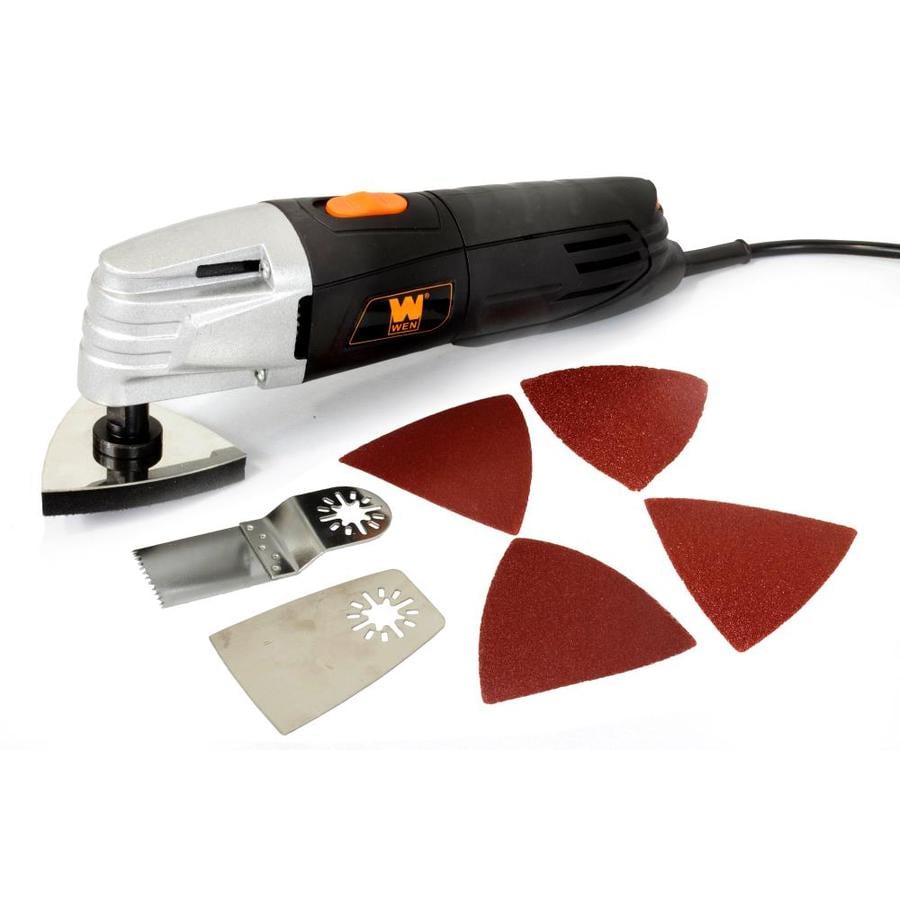 WEN 2 Amp Variable Speed Oscillating Multi-Function Tool Kit with ...