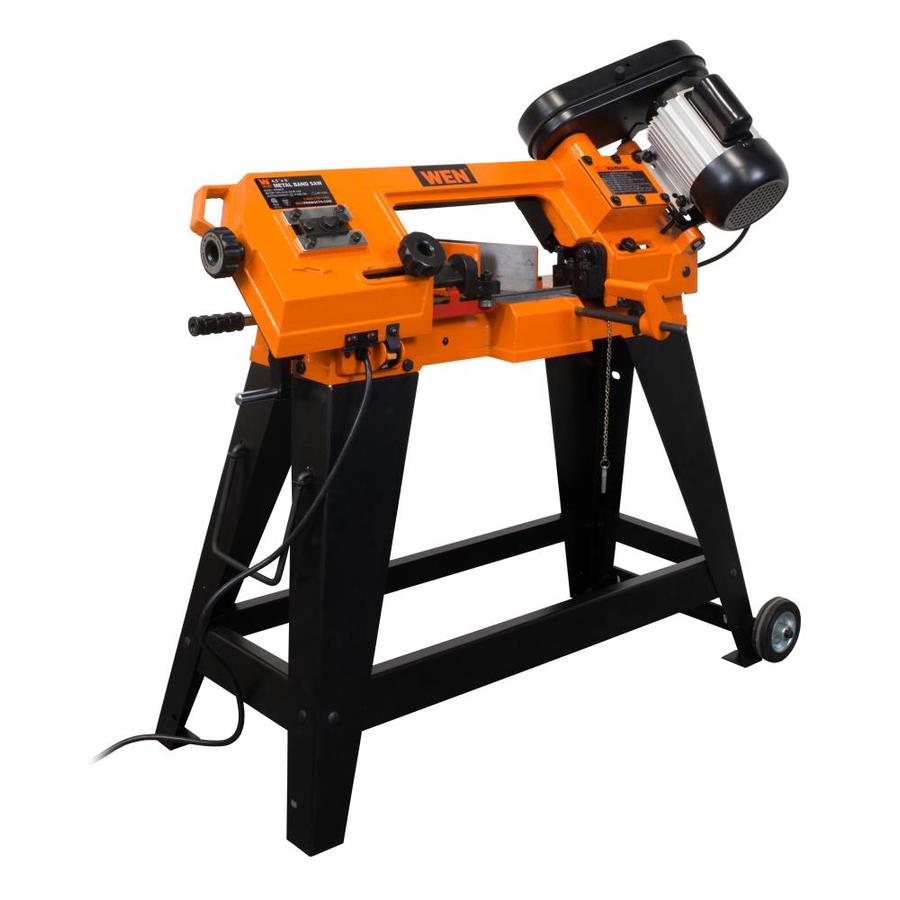 WEN 4-by-6-in Metal-Cutting Band Saw with Stand in the Stationary Band ...