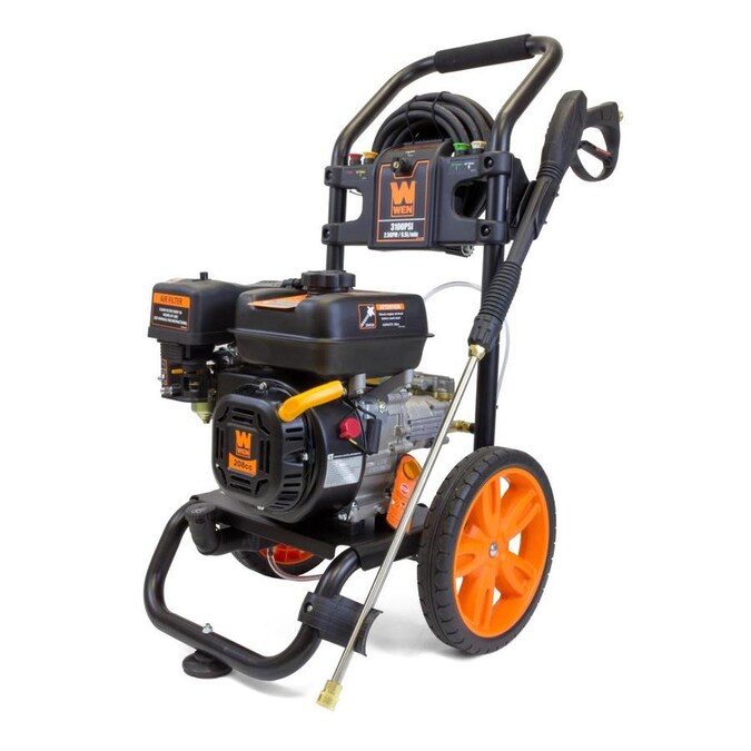 Wen 3100 Psi 2 5 Gpm Cold Water Gas Pressure Washer With Oem Engine Carb In The Gas Pressure Washers Department At Lowes Com