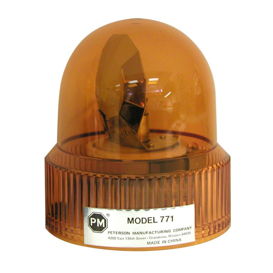 PETERSON LV771A Amber Beacon Revolving Light