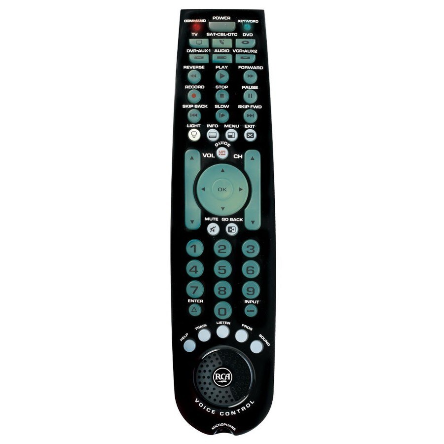 RCA RCRV06GR Universal Voice Controlled 6-Device Remote Control