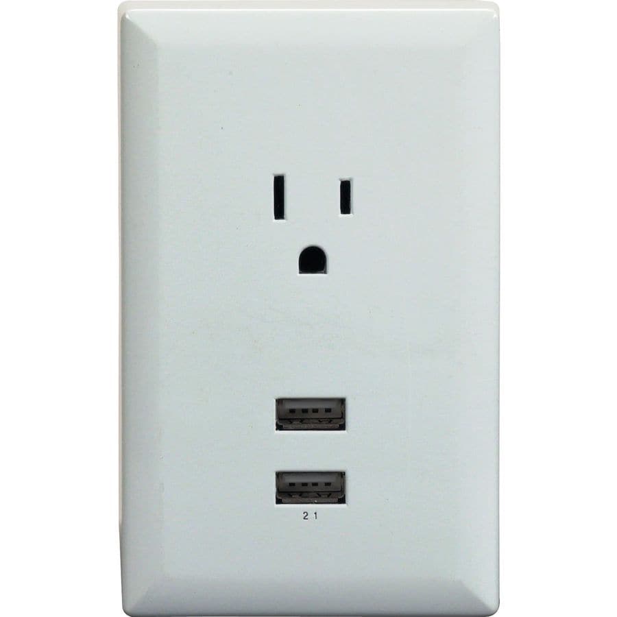 RCA WP2UWR USB A Wall Outlet Charger
