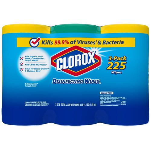 Clorox Disinfecting Wipes 225 Count Citrus Fresh Disinfectant All