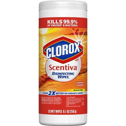 Clorox Disinfecting Wipes 33Count Hawaiian Sunshine AllPurpose